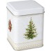 Кутия за чай 7.5х10см Christmas Tree златиста